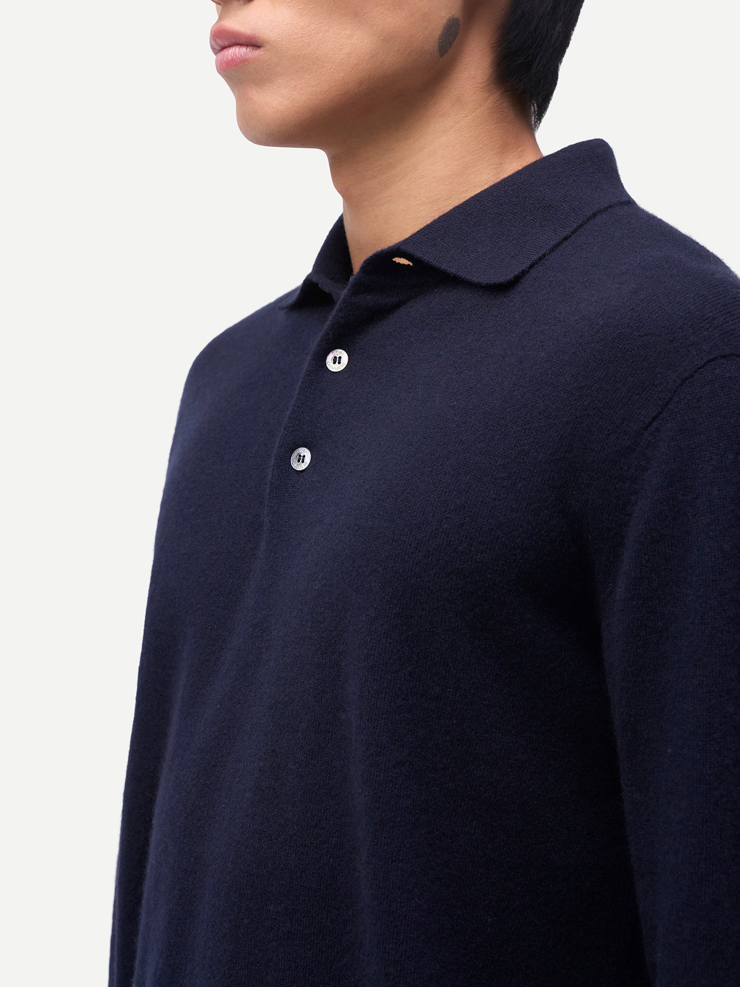 Timeless Cashmere Polo Jumper