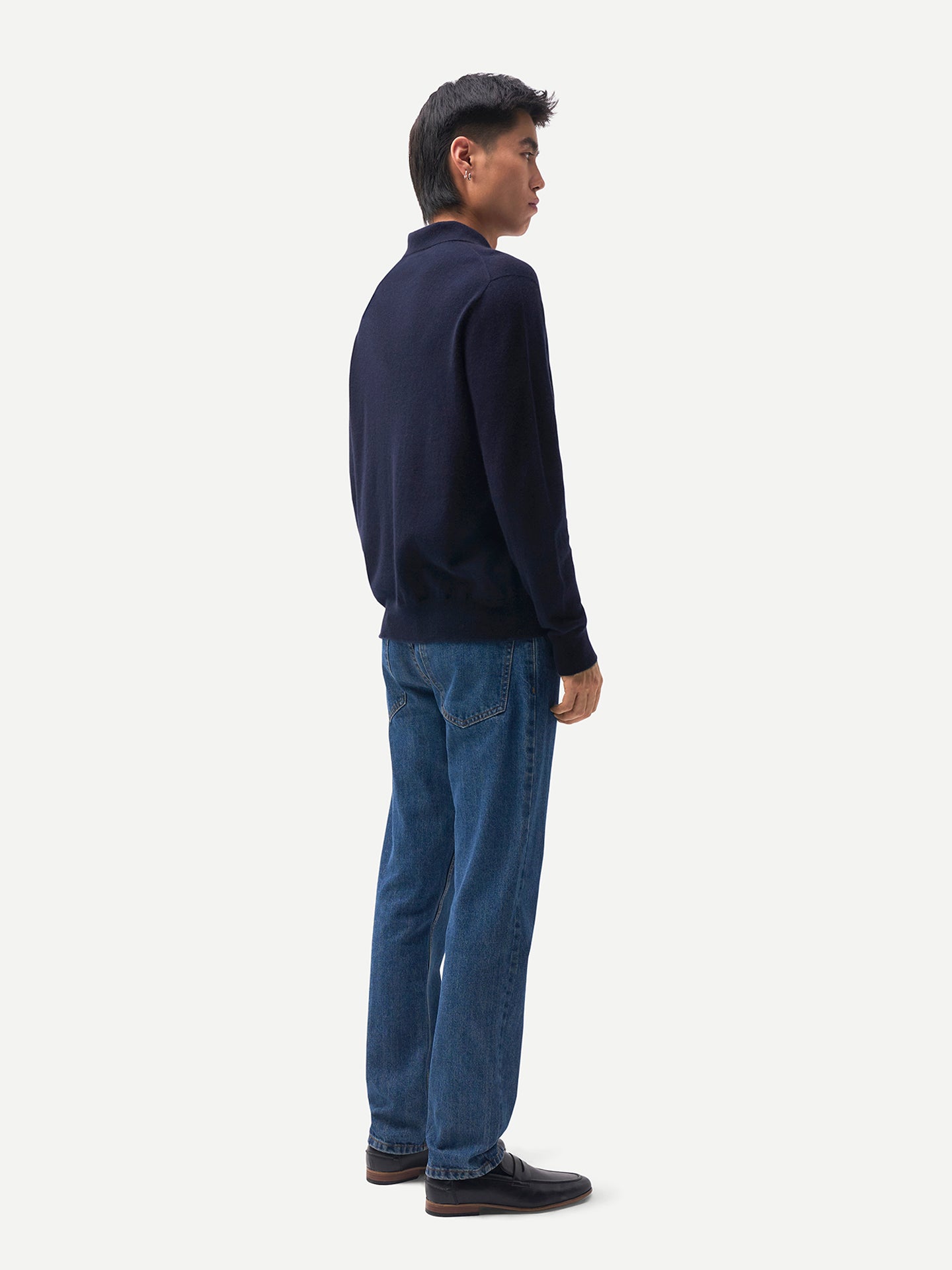 Timeless Cashmere Polo Jumper