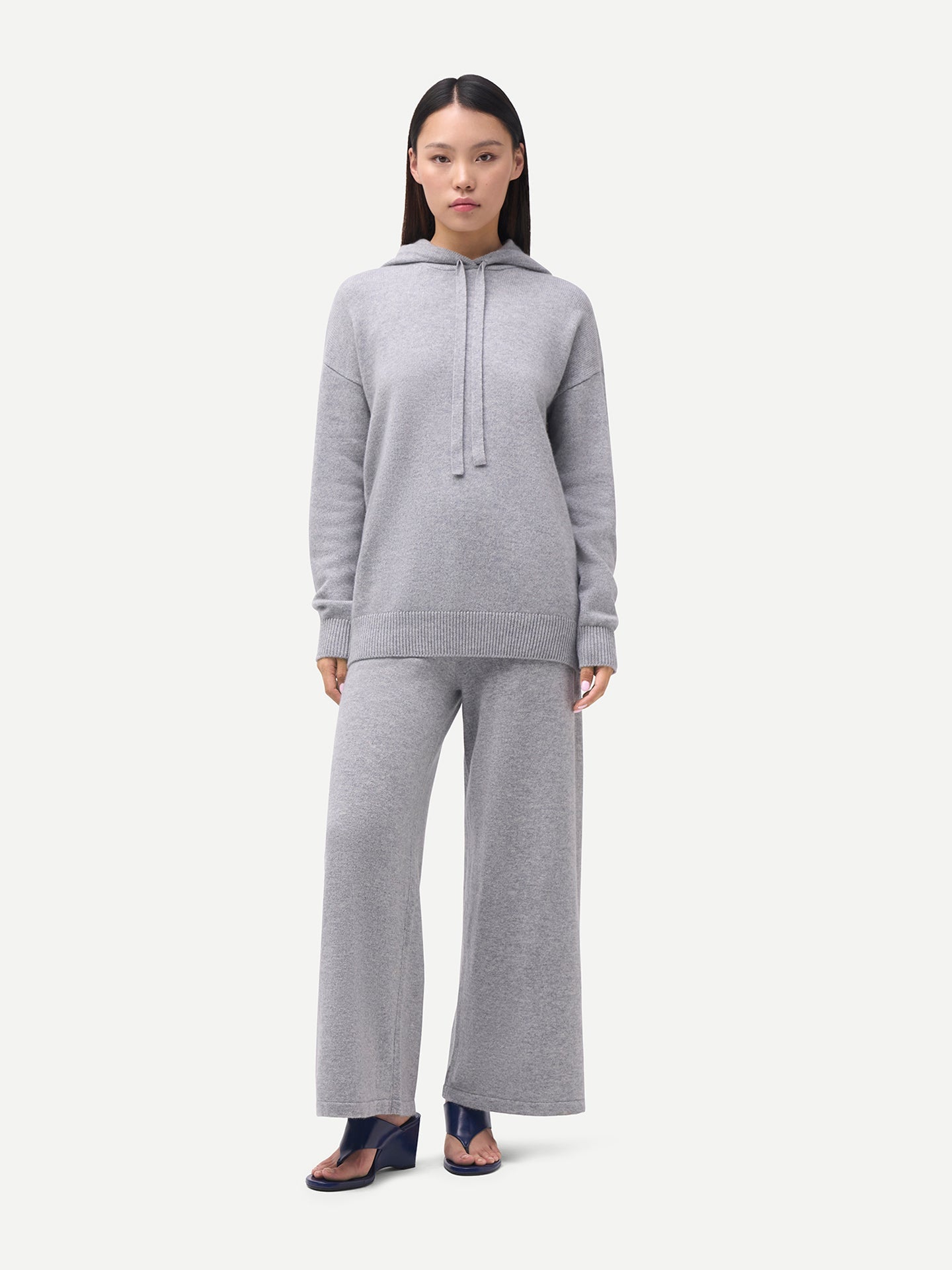 
Women's Cashmere Pullover Hoodie High Rise - Gobi Cashmere