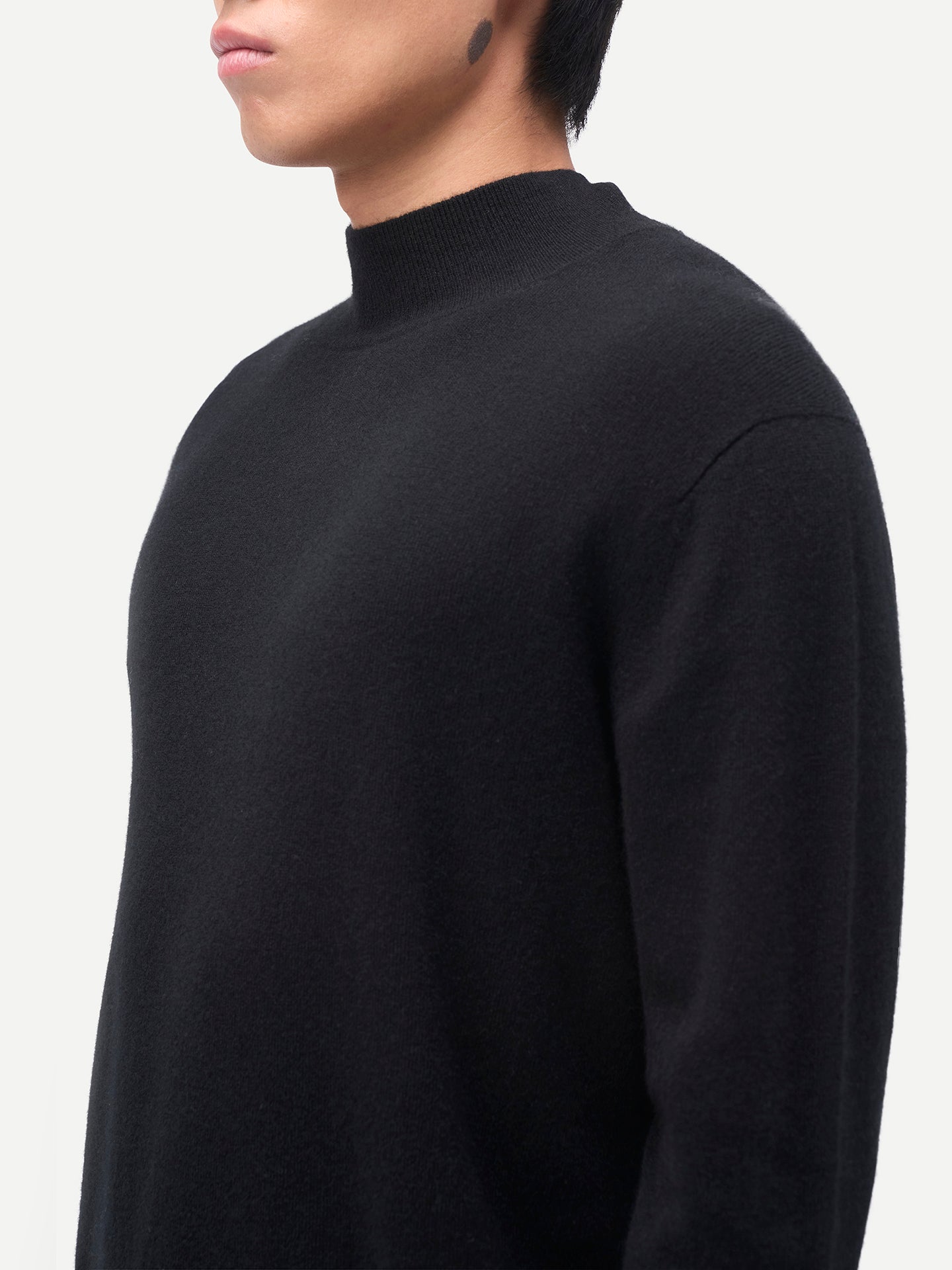 Timeless Mock Neck Cashmere Jumper
