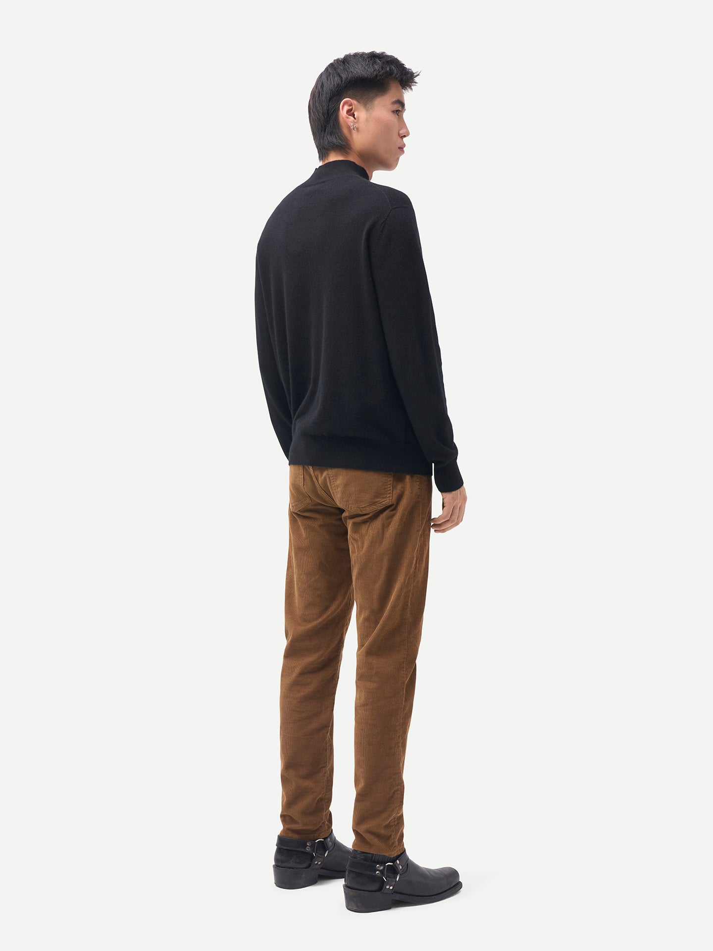 Timeless Mock Neck Cashmere Jumper