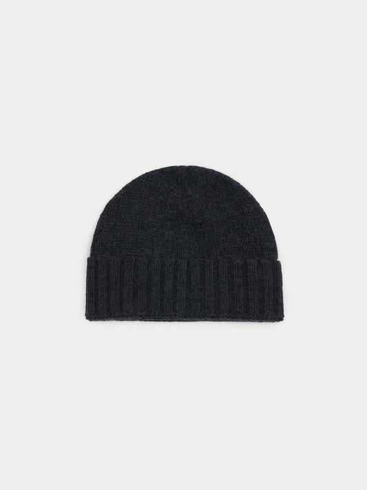 Cashmere Rib Knit Hat /Unisex/