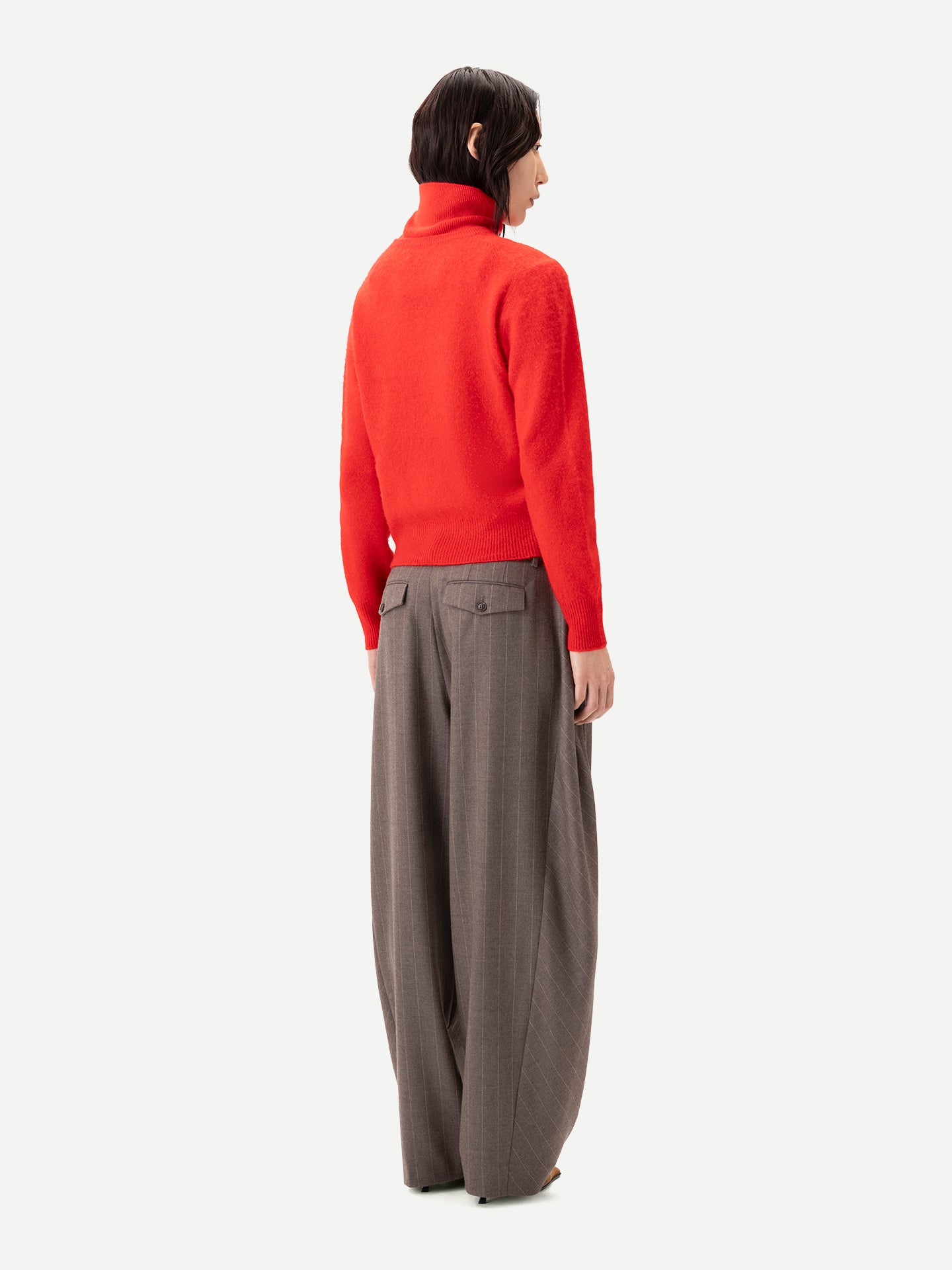 Dual-Collar Cashmere Jumper