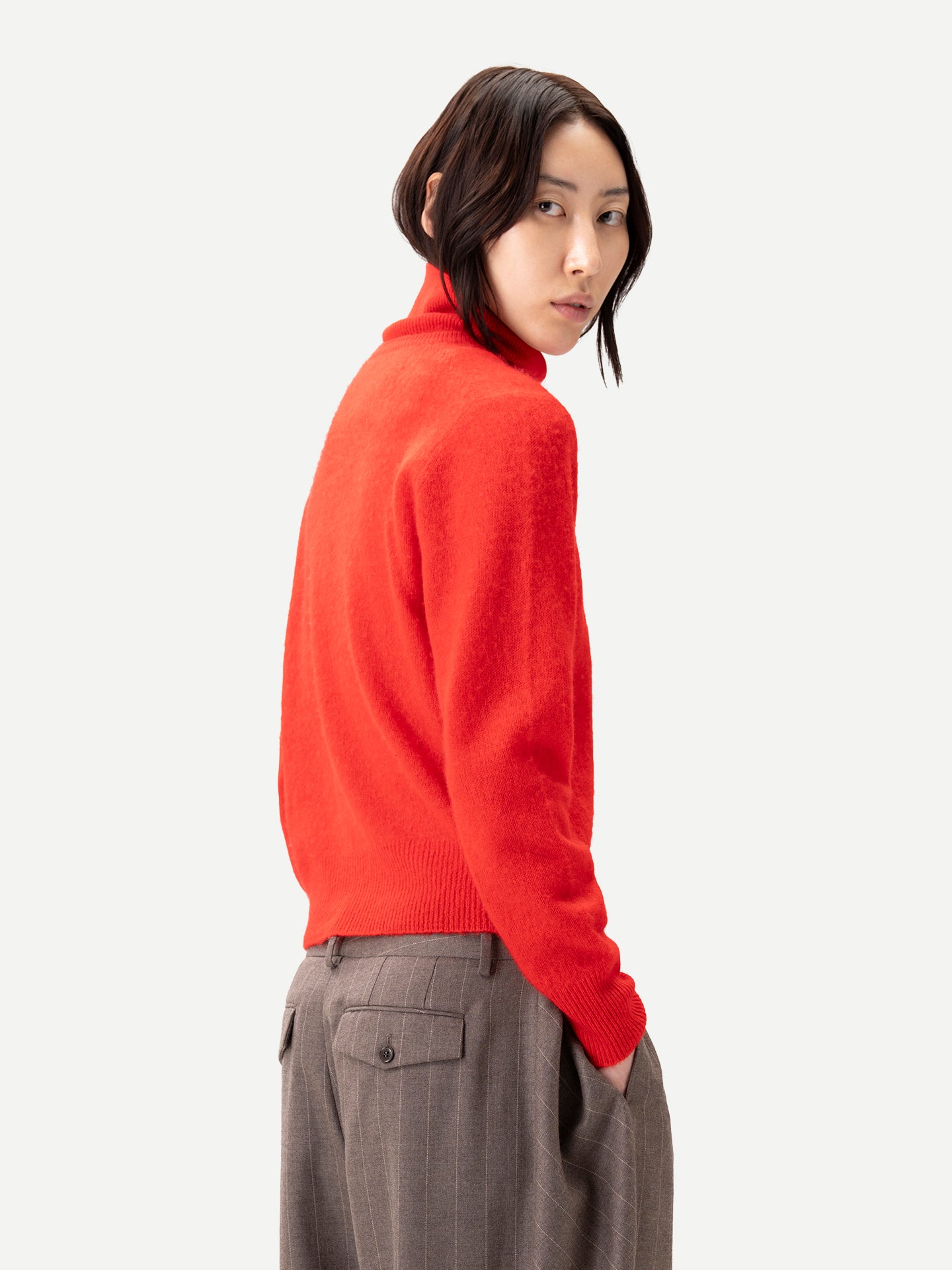 Dual-Collar Cashmere Jumper