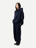 Unisex Cashmere Sweatshirt Navy | GOBI UK