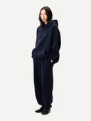 Unisex Cashmere Sweatshirt Navy | GOBI UK #color_dress-blues