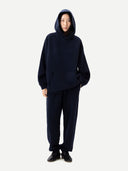Unisex Cashmere Sweatshirt Navy | GOBI UK