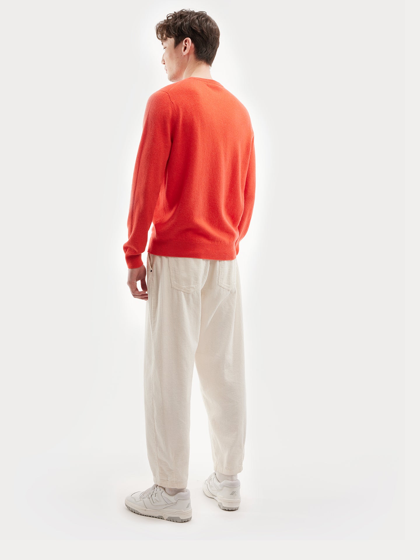 Men's Cashmere Crew Neck Fiesta - Gobi Cashmere