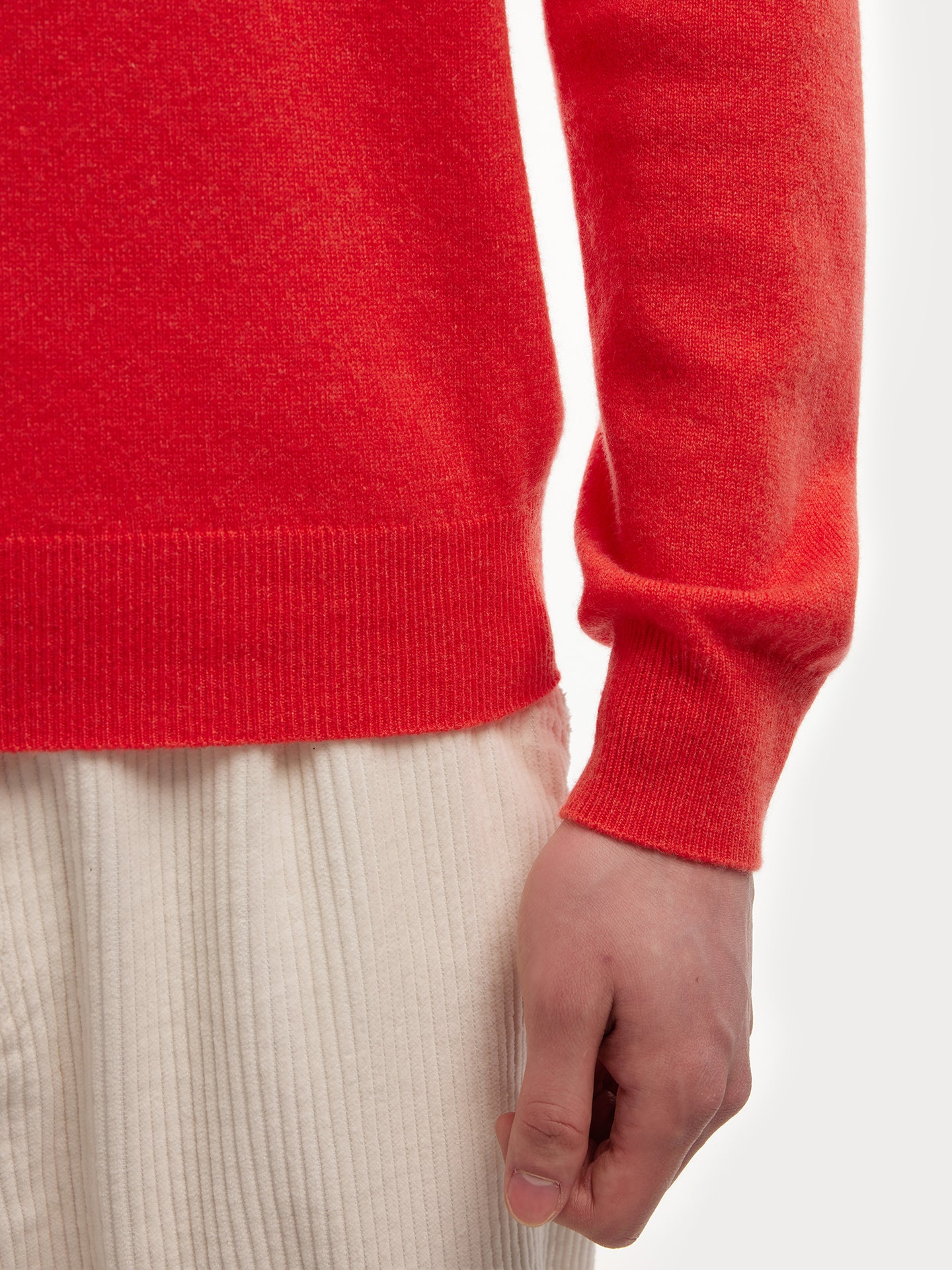 Men's Cashmere Crew Neck Fiesta - Gobi Cashmere