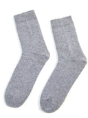 Women's Cashmere Trim Knit Socks Dusty Lavender - Gobi Cashmere #color_dusty-lavender