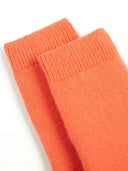 Women's Trim Knit Socks Camellia - Gobi Cashmere #color_camellia