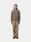 Women’s Organic Cashmere Regular Fit Sweater in Taupe | GOBI UK