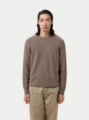 Women’s Organic Cashmere Regular Fit Sweater in Taupe | GOBI UK