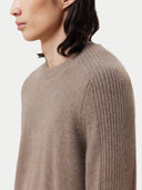 Women’s Organic Cashmere Regular Fit Sweater in Taupe | GOBI UK