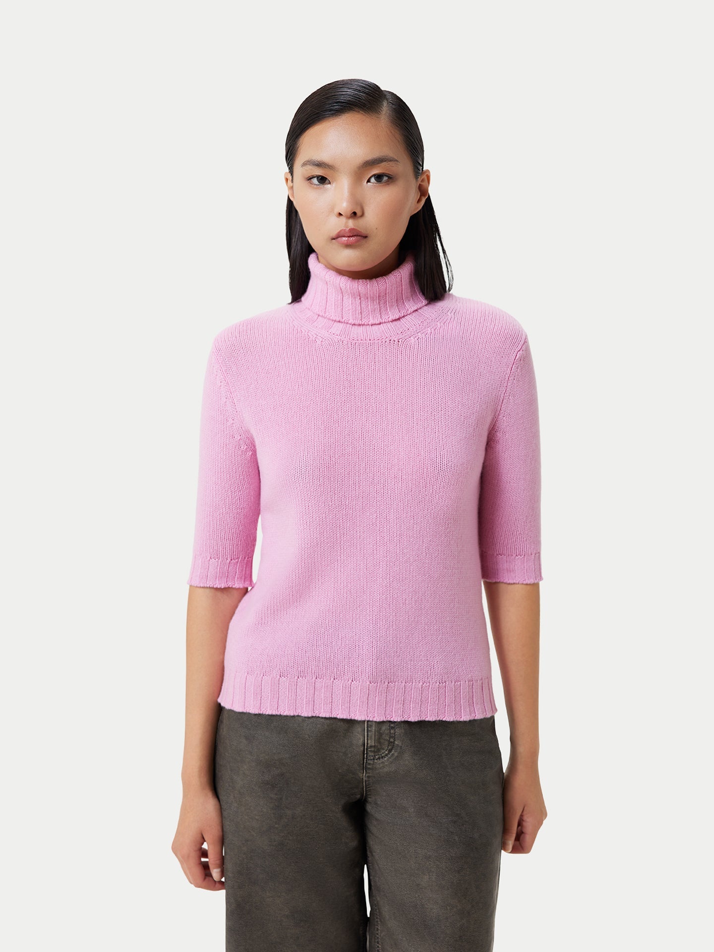 Jersey Knitted Cashmere Top