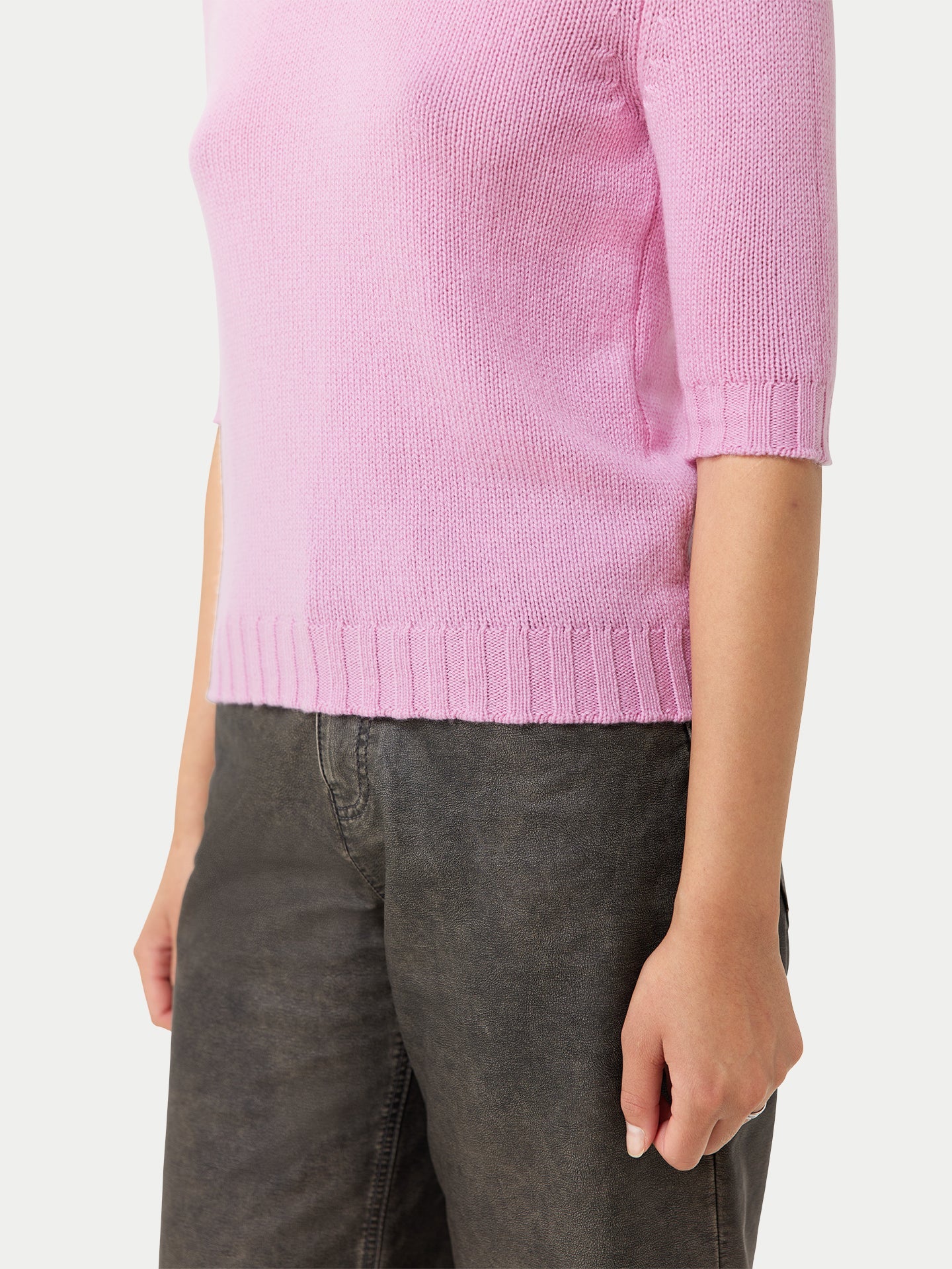 Jersey Knitted Cashmere Top