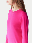 Essential Cashmere Crewneck Jumper in Magenta ‚Äö√Ñ√Æ Gobi Cashmere #color_white