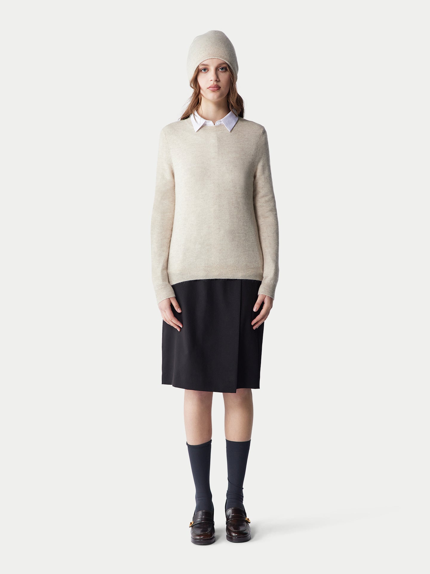£ 99 Cashmere Hat & Sweater Set