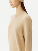 Women's £99 Cashmere Hat & Sweater Set Beige | GOBI UK