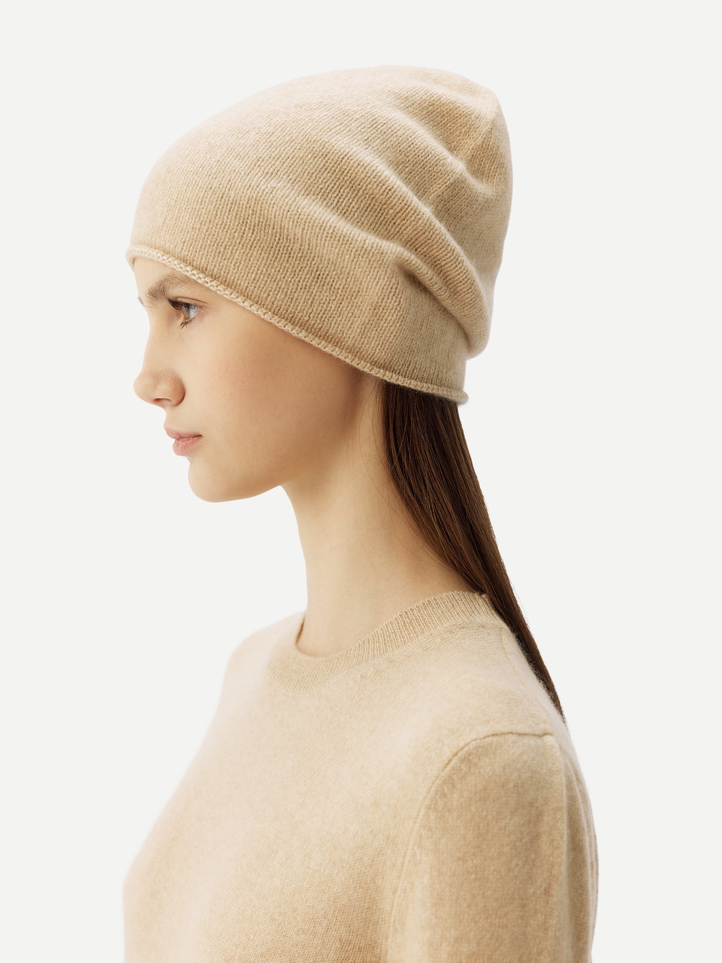 Organic Colour Cashmere £ 99 Hat & Sweater Set