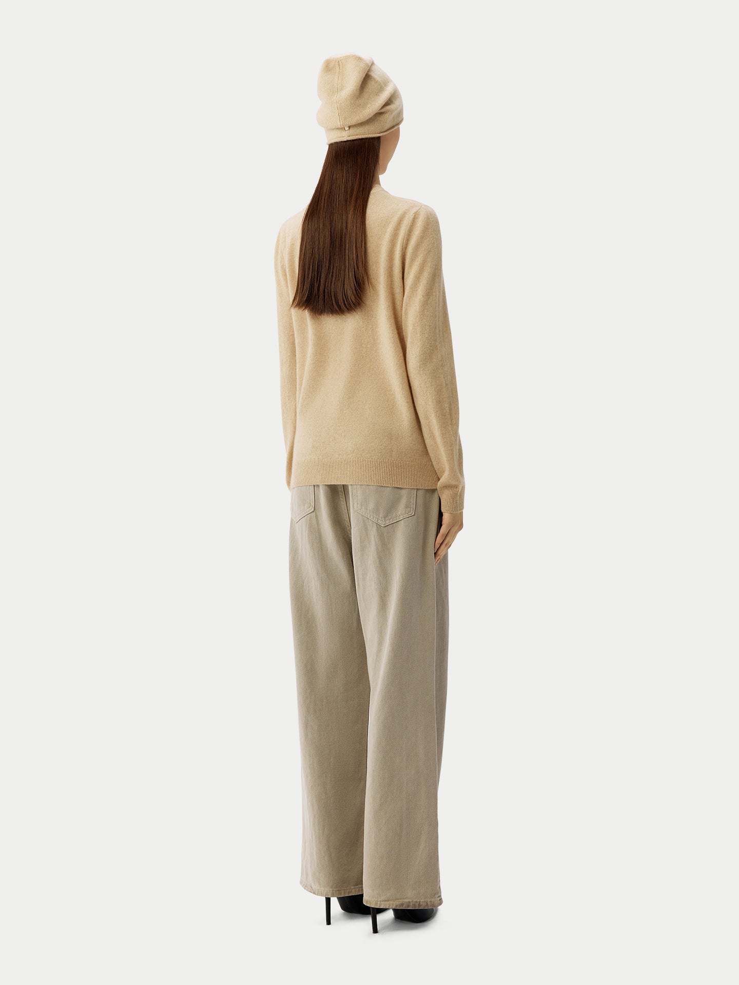 Organic Colour Cashmere £ 99 Hat & Sweater Set