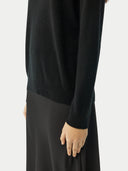 Women's Lightweight Cashmere Round-Neck Jumper Black