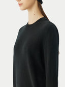 Women's Lightweight Cashmere Round-Neck Jumper Black