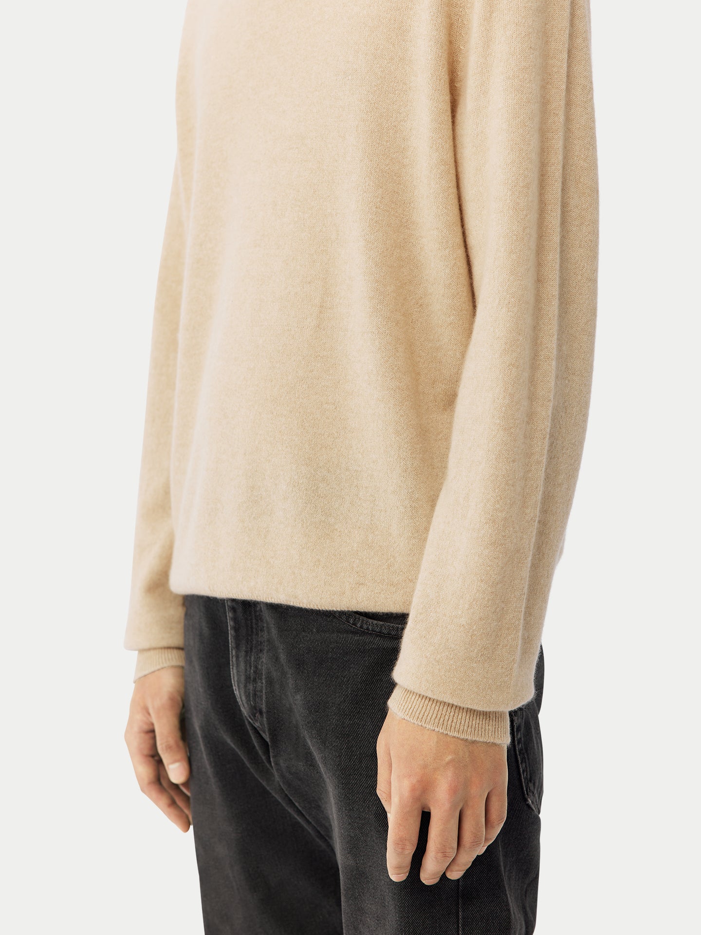 Organic Colour Essential Turtleneck Cashmere Jumper