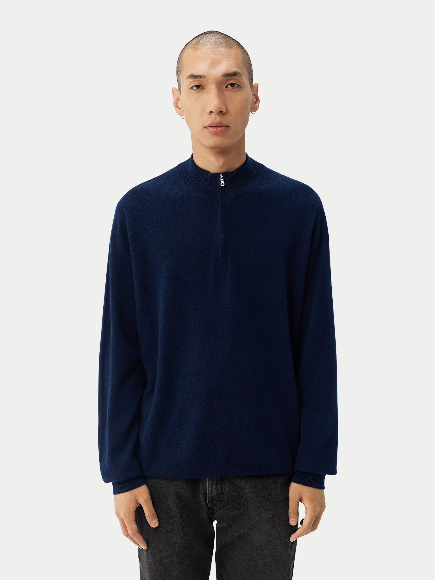 Half-Zip Cashmere Jumper