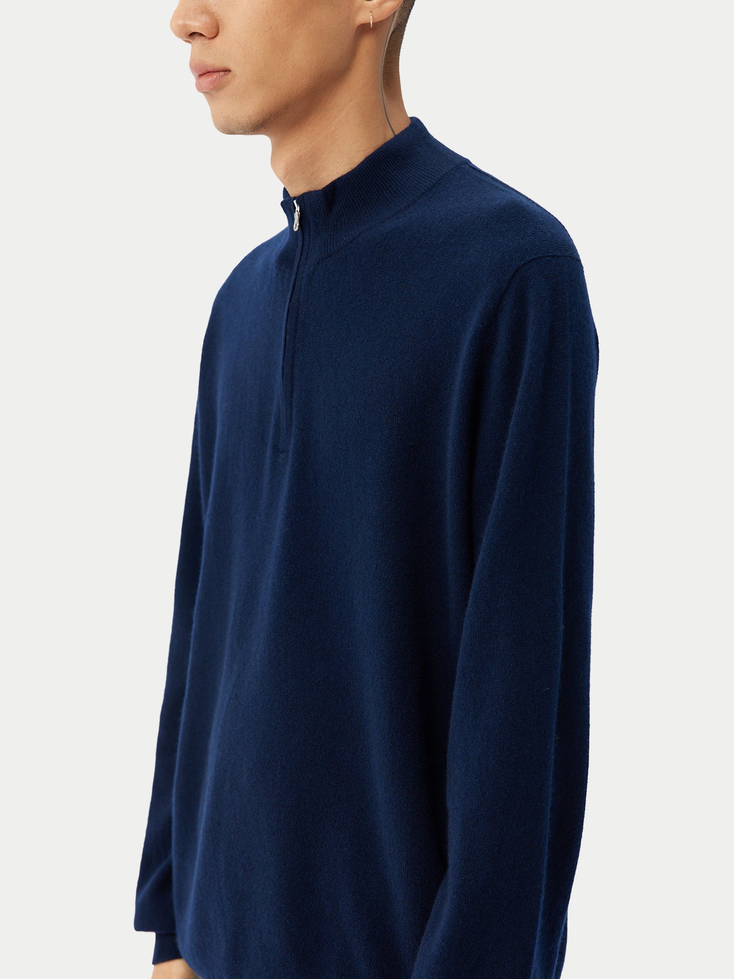 Half-Zip Cashmere Jumper