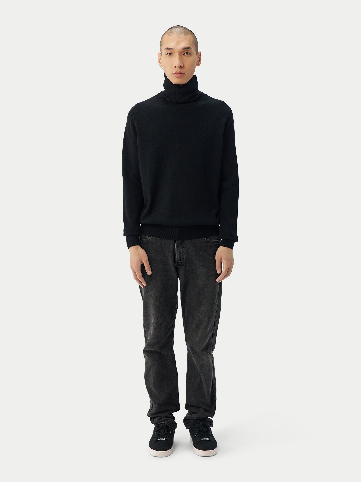 Essential Cashmere Turtle Neck Jumper