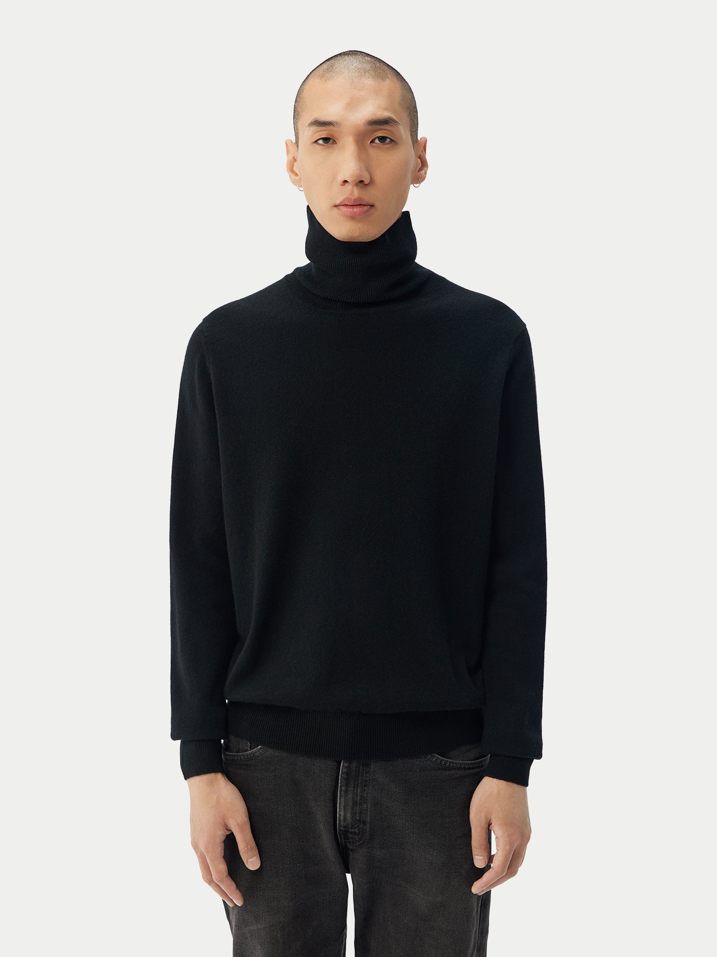 Essential Cashmere Turtle Neck Jumper