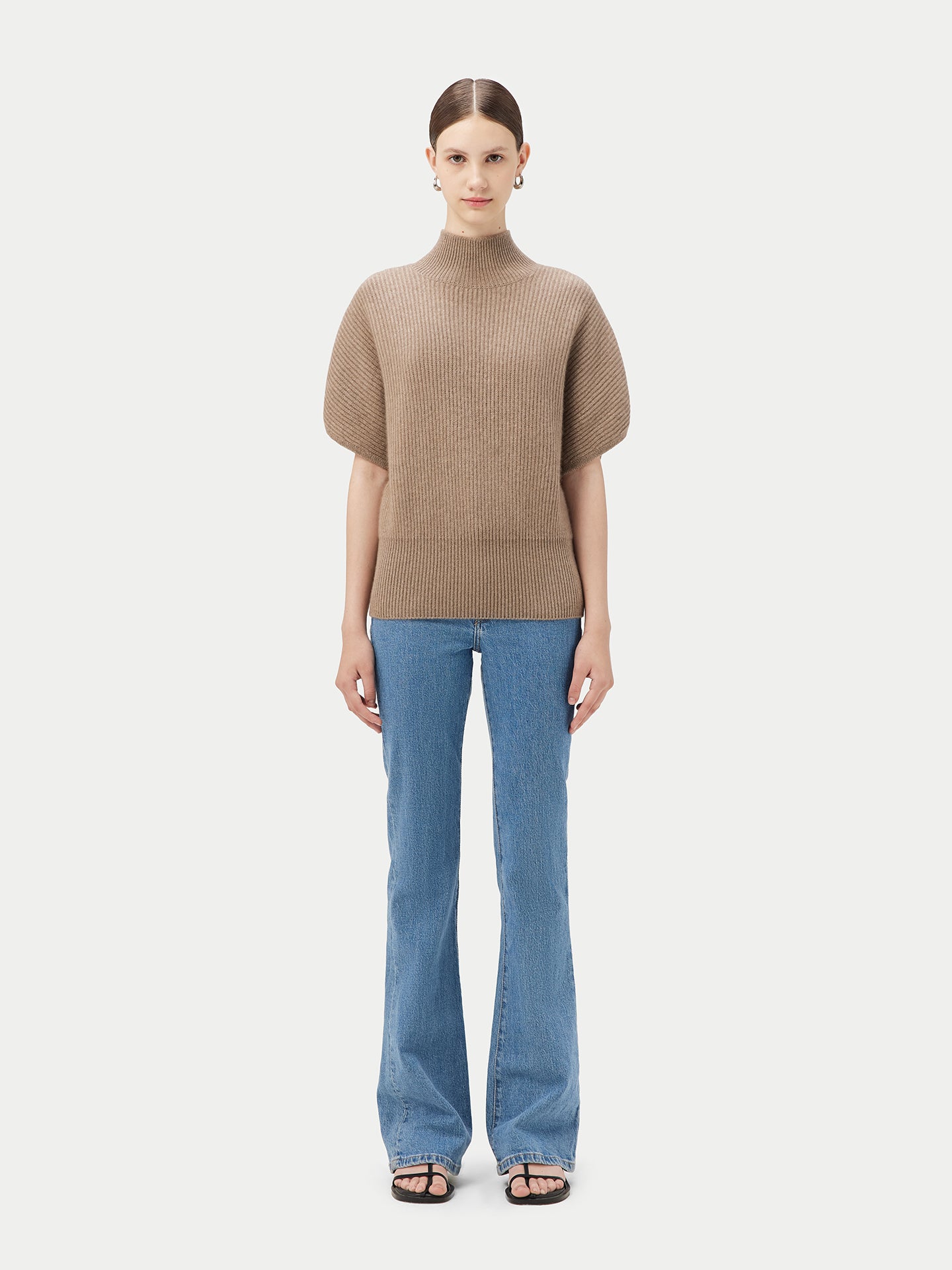 GOBI - Responsible Cashmere - Cashmere Short-Sleeve Turtleneck for Women