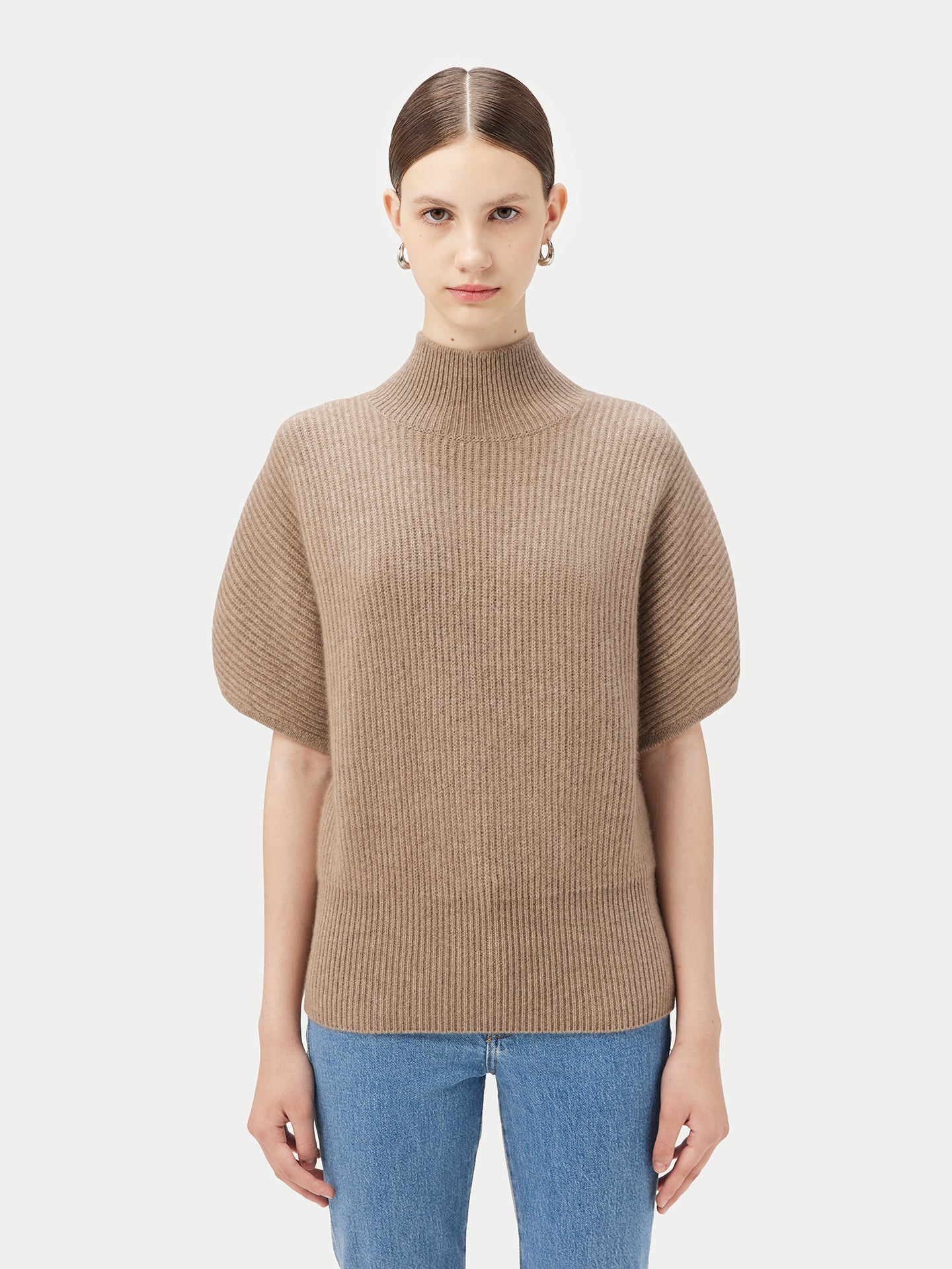 GOBI - Responsible Cashmere - Cashmere Short-Sleeve Turtleneck for Women