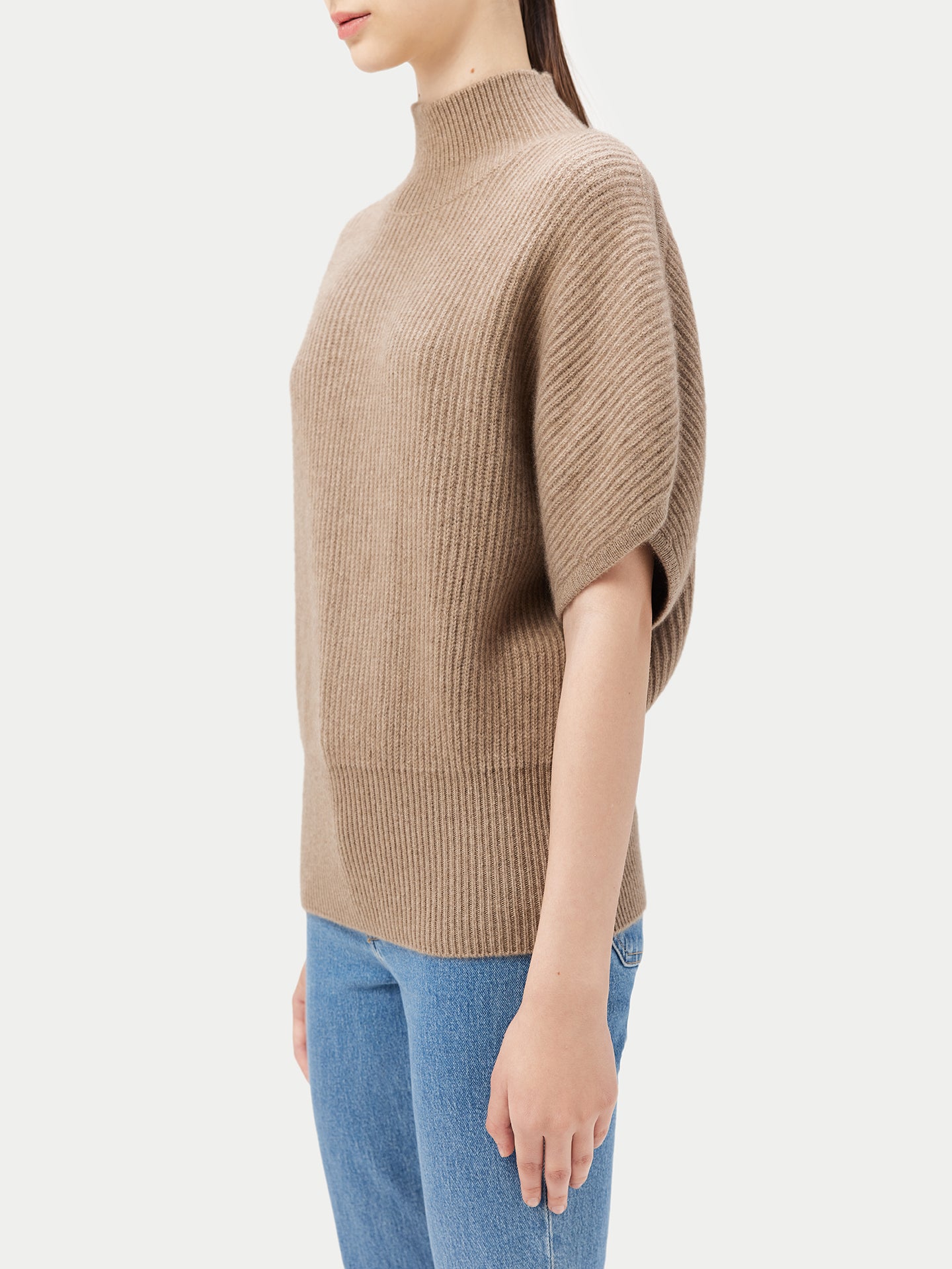 GOBI - Responsible Cashmere - Cashmere Short-Sleeve Turtleneck for Women