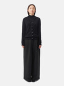 Women’s Cashmere V-Neck Cardigan Black | GOBI UK