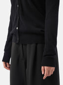 Women’s Cashmere V-Neck Cardigan Black | GOBI UK