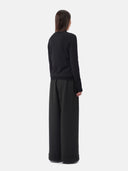 Women’s Cashmere V-Neck Cardigan Black | GOBI UK