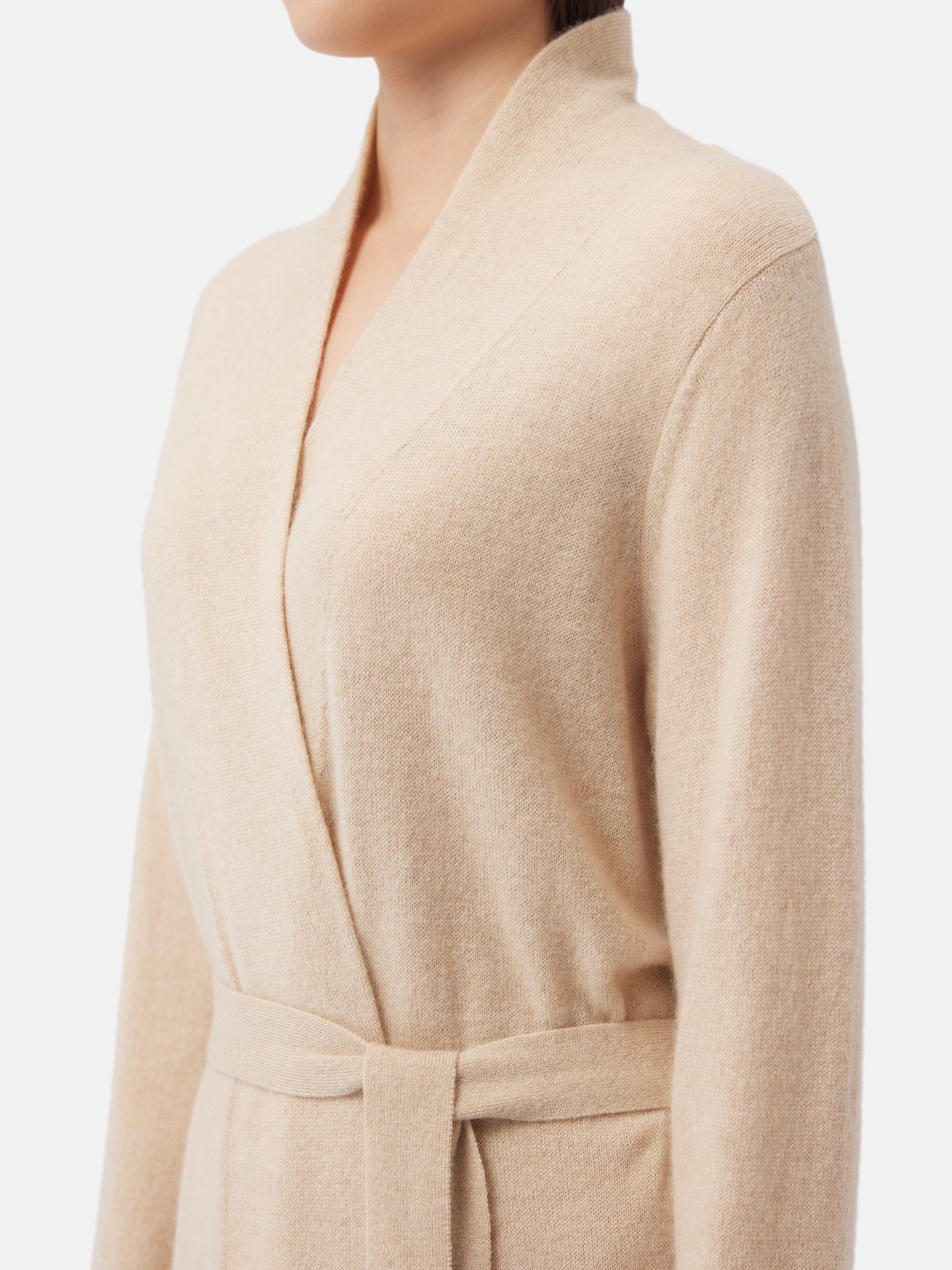 Organic Colour Long Cashmere Robe