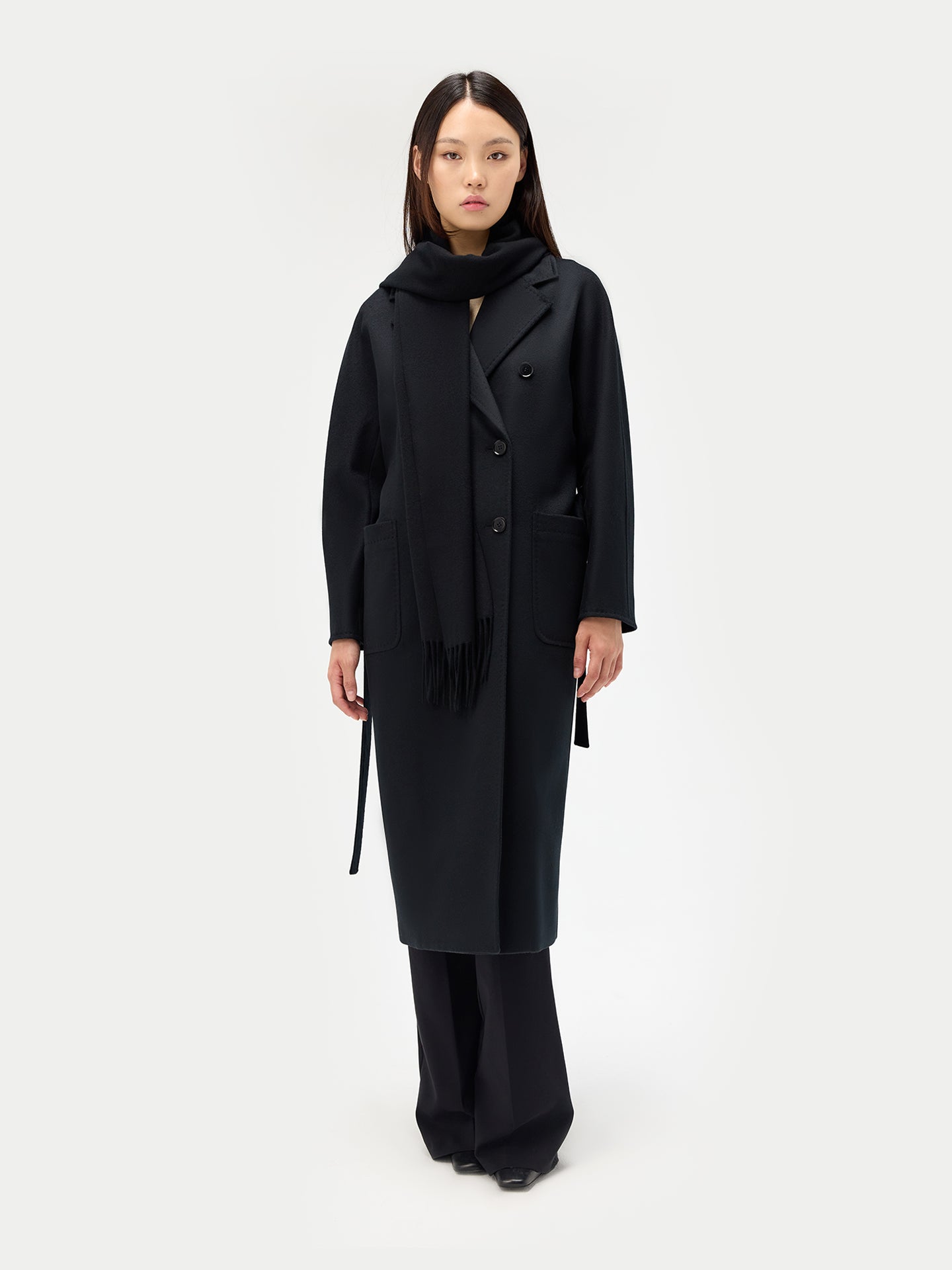 Women's Coat & Scarf Set