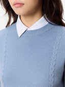 Women's Cropped Crewneck Cashmere Jumper | GOBI UK