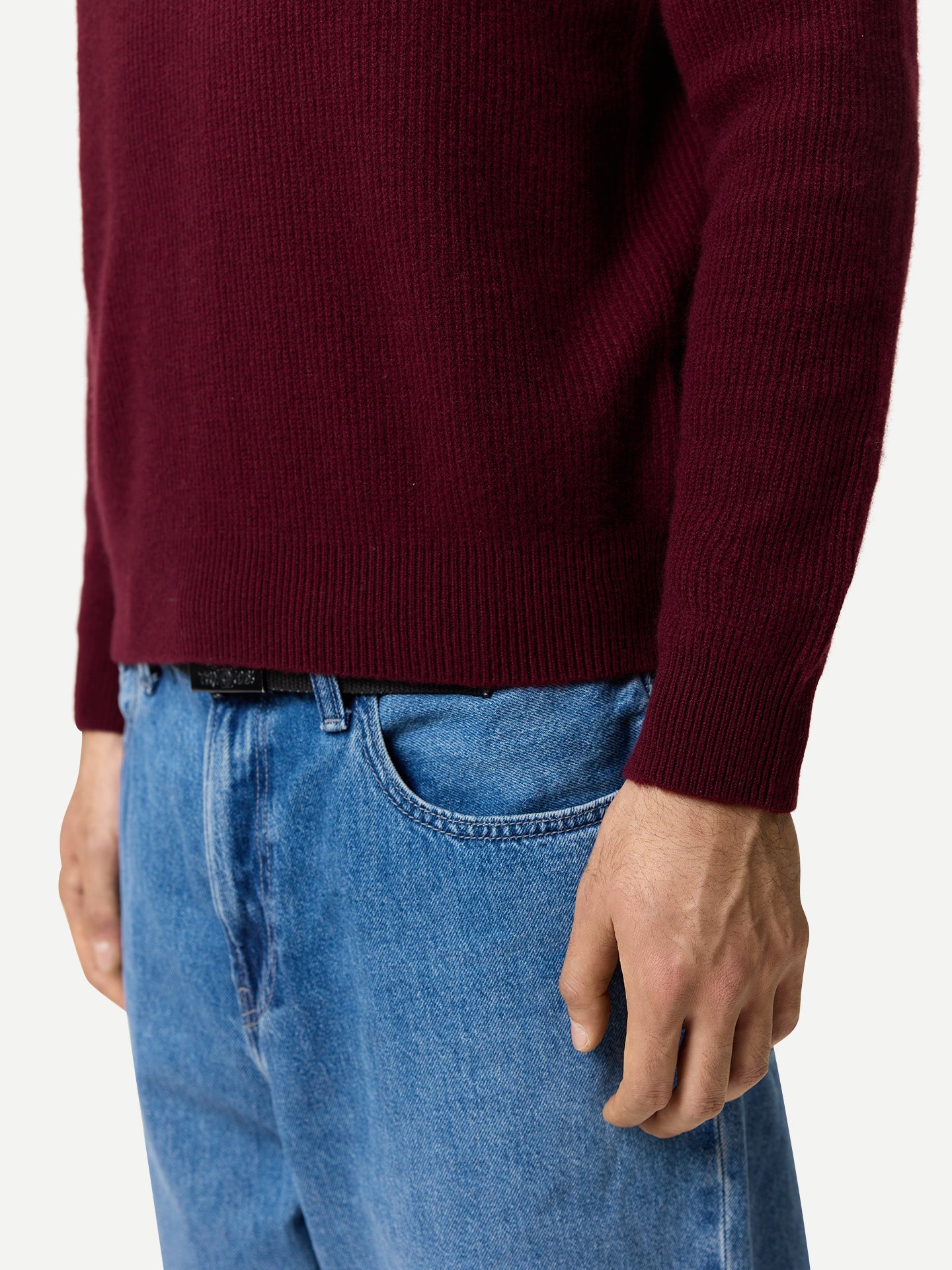 Men's Ribbed Cashmere Jumper