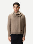 Organic Colour Waffle Knit Cashmere Scarf | GOBI UK