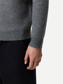 Men's Waffle Knit Cashmere Half-Zip Jumper | GOBI UK