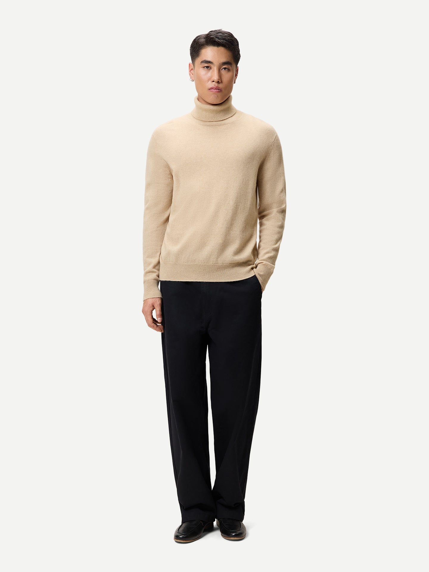 Timeless Organic Turtleneck Cashmere Jumper