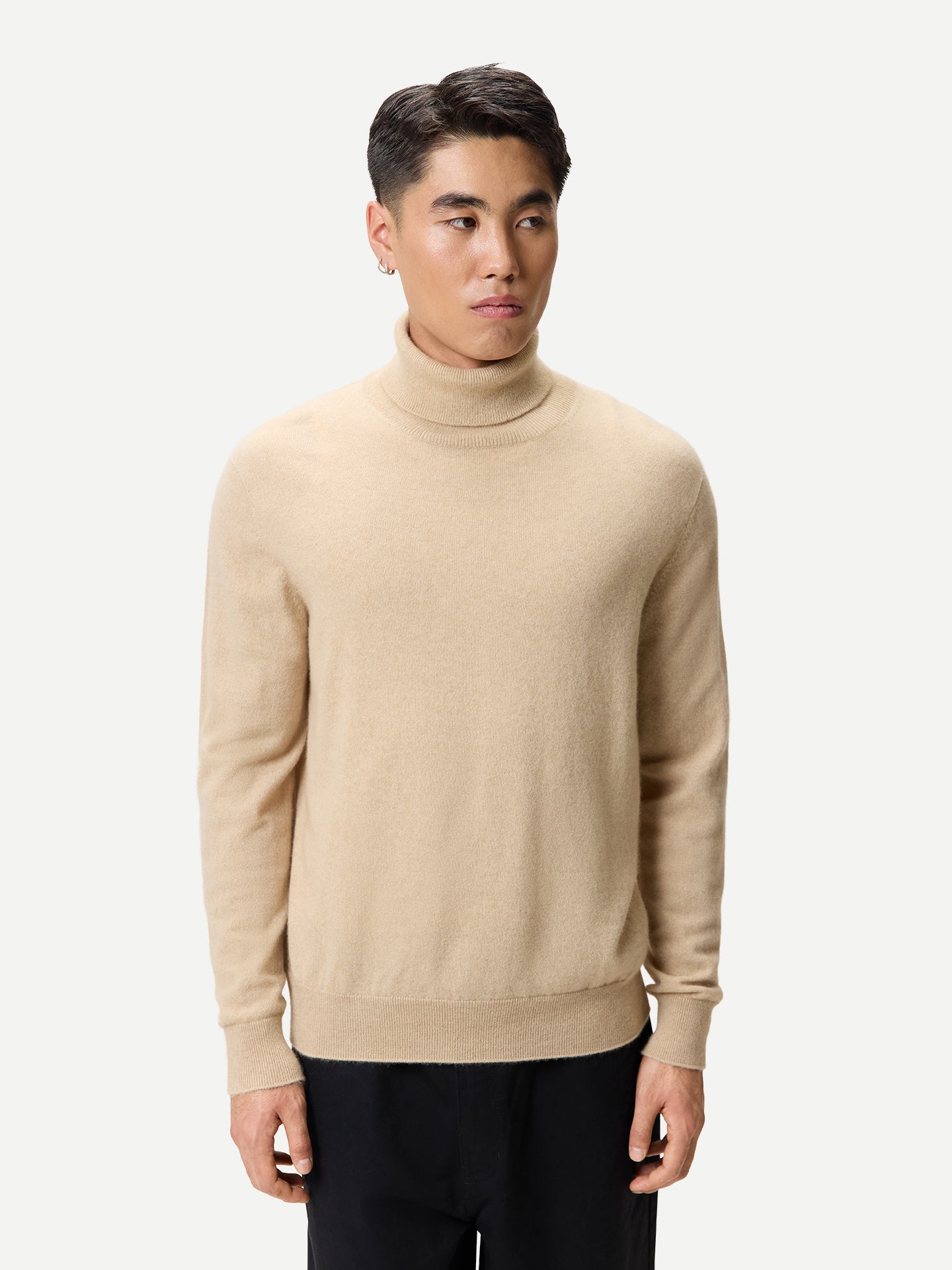 Timeless Organic Turtleneck Cashmere Jumper