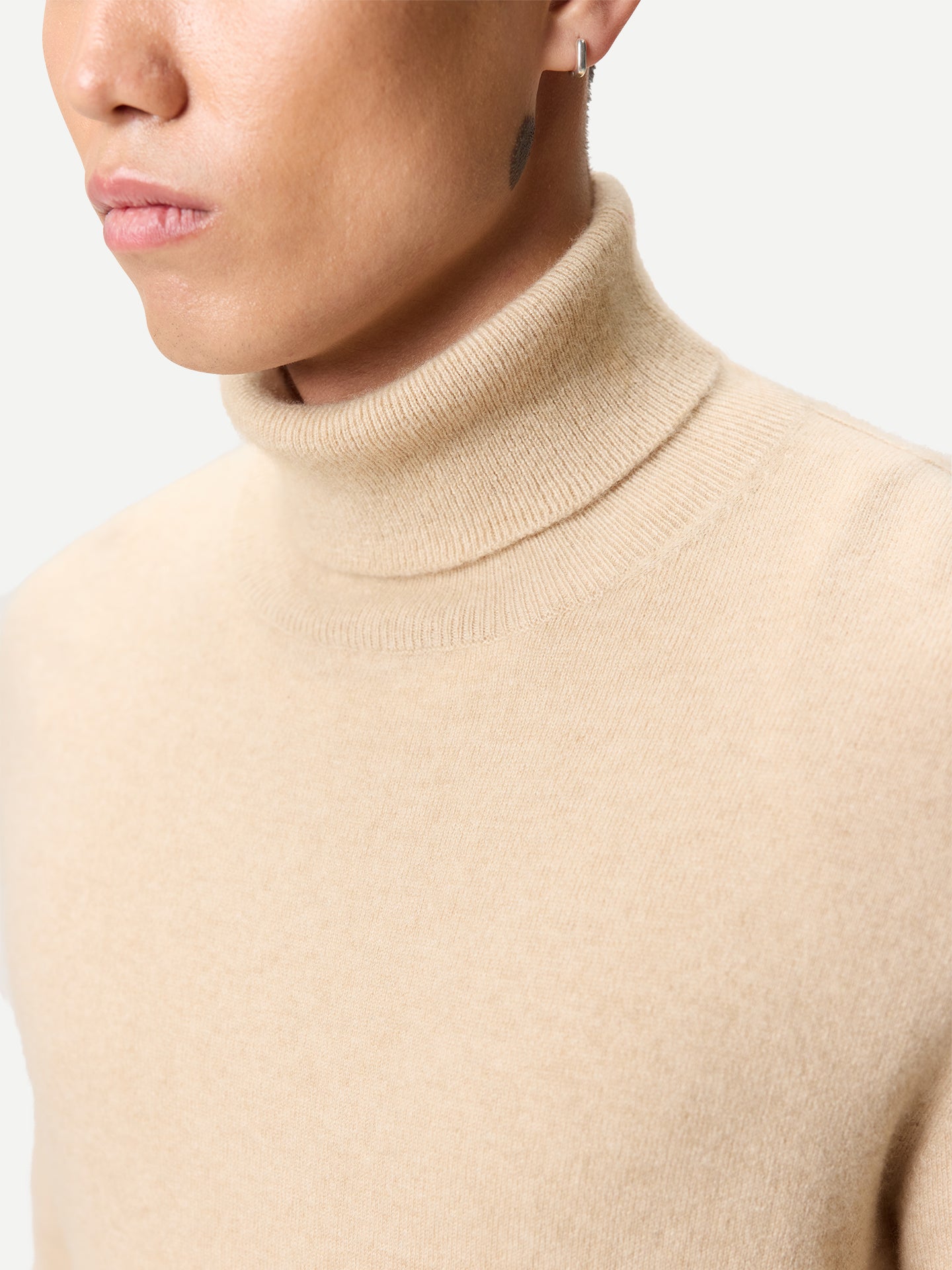 Timeless Organic Turtleneck Cashmere Jumper