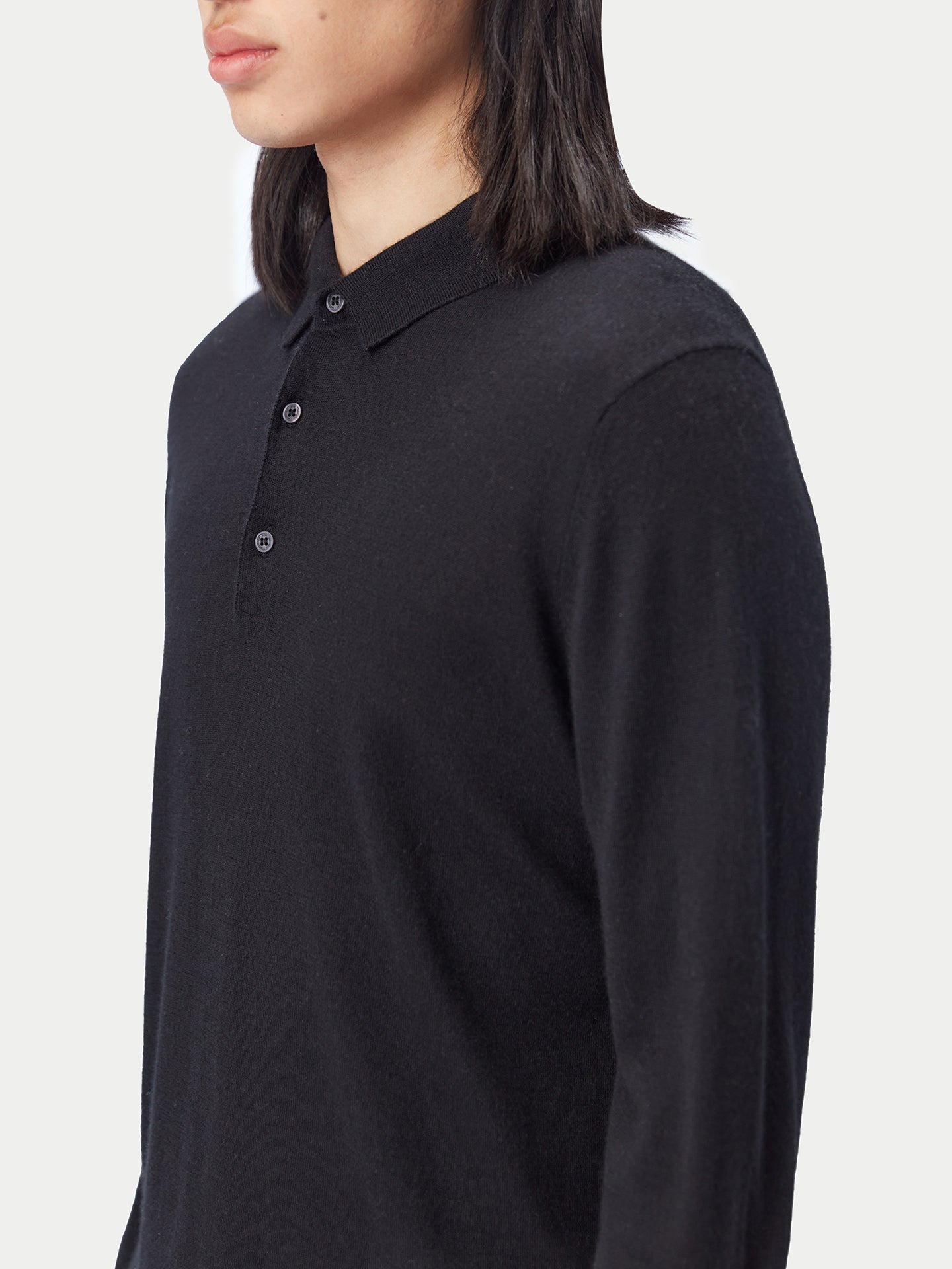 Quality Silk Cashmere Polo Shirt for Men | GOBI Cashmere