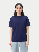 Men's Cotton Silk Cashmere Blend T-shirt - Gobi Cashmere #color_baby-blue