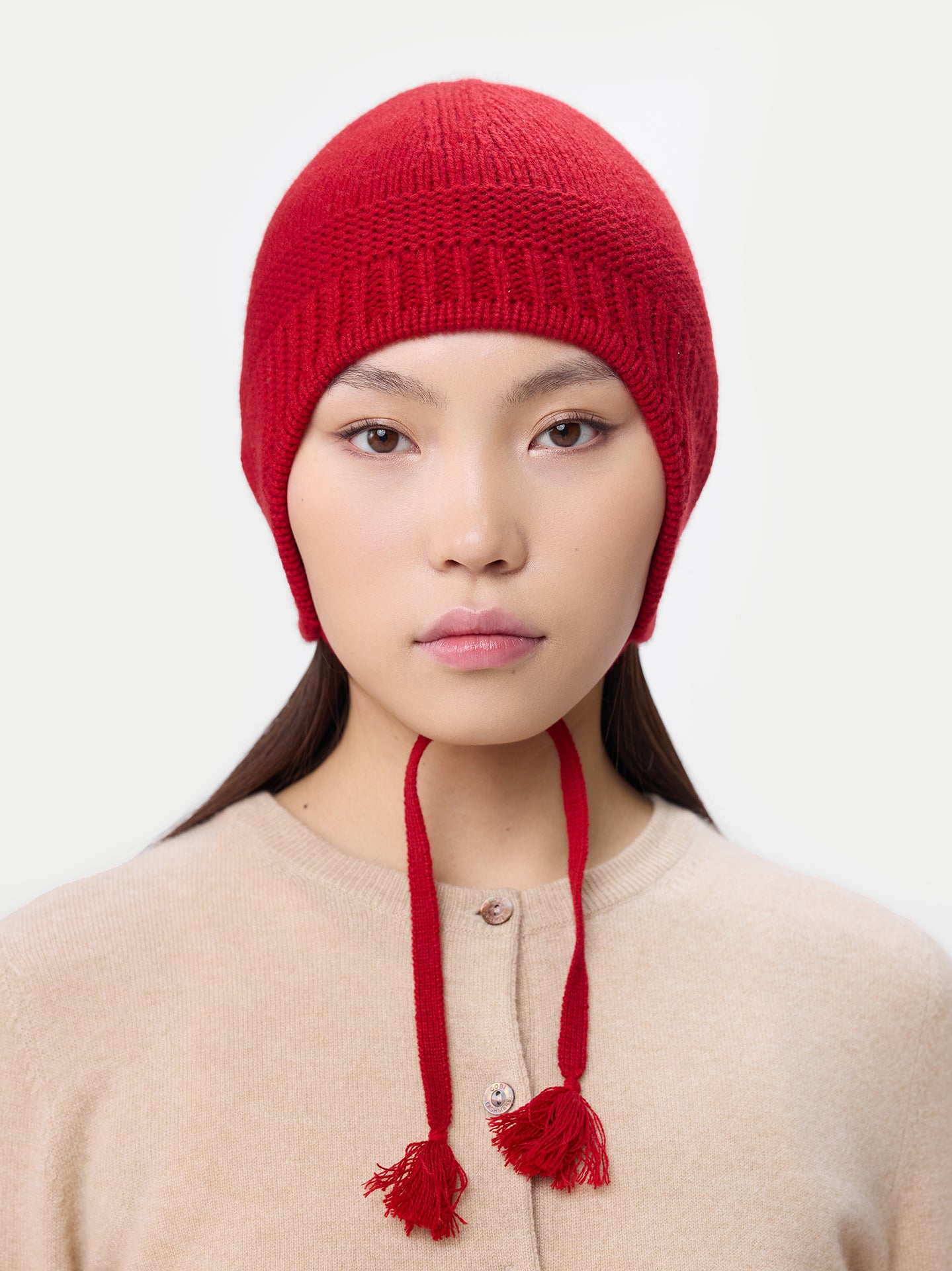 Ultimate Warmth Knit Tie Hat